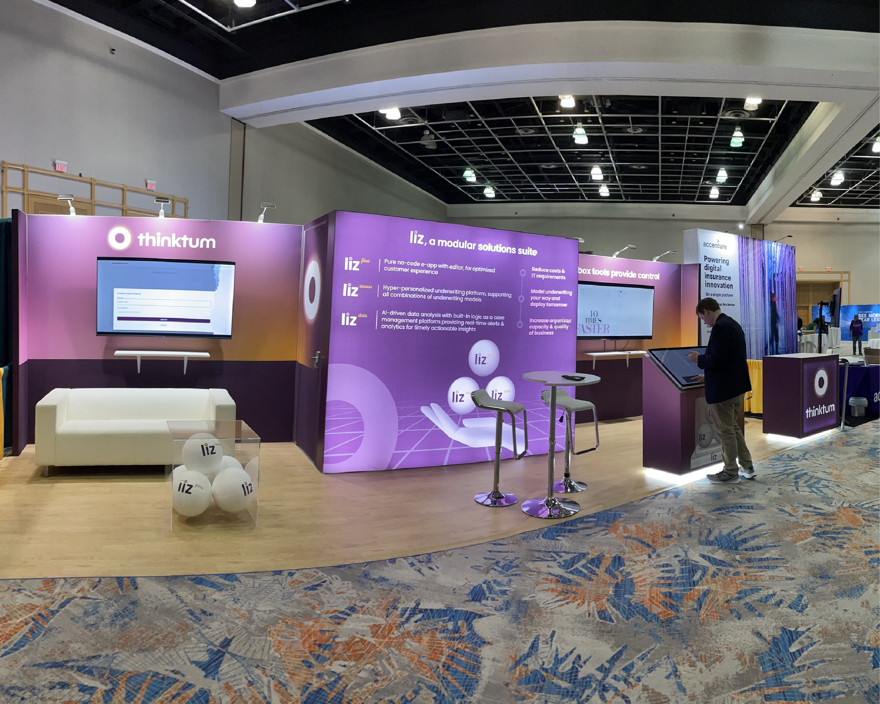 Photo of booth design from conference in Florida